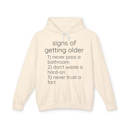 SIGNS OF GETTING OLDER